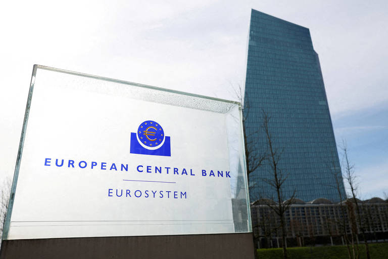 Fachada do prédio do Banco Central Europeu, em Frankfurt, na Alemanha