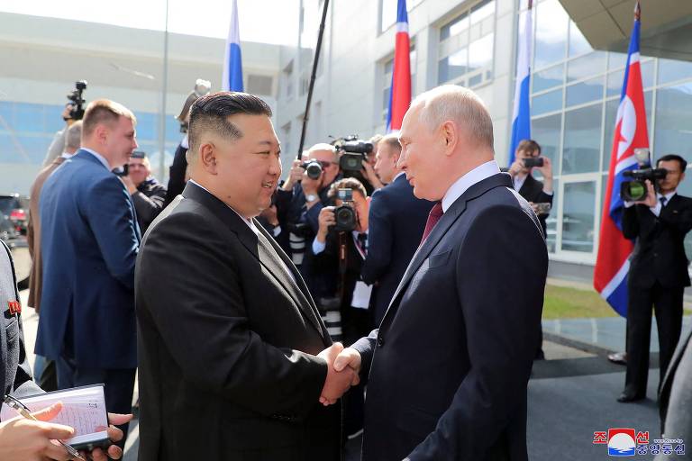 Mistério de diálogos entre Kim e Putin é seu maior trunfo, dizem especialistas