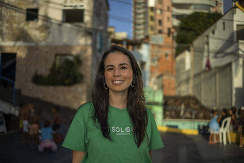 SALVADOR, BA - 24 JULHO:  SOLOS - A empreendedora Social Saville Alves, fundadora da Solos, posa para foto em Periperi, Salvador, BA em 24 de julho de 2023. (Foto: Renato Stockler)******PREMIO EMPREENDEDOR SOCIAL 2023******