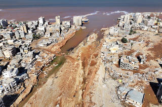 FILE PHOTO: Aftermath of the floods in Derna