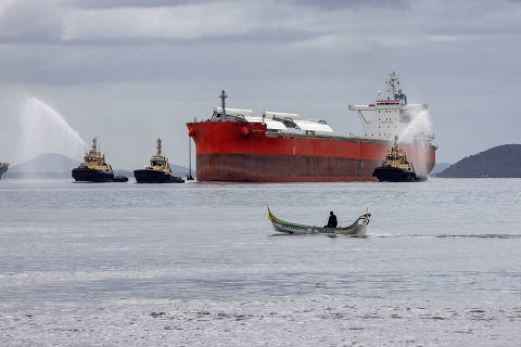 Paraná, 15.09.2023, Porto de Paranaguá recebe primeiro navio 