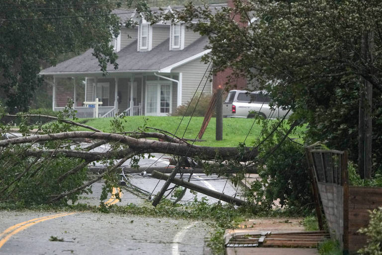 Ciclone Lee atinge Canadá e EUA, derruba árvores e causa falta de energia