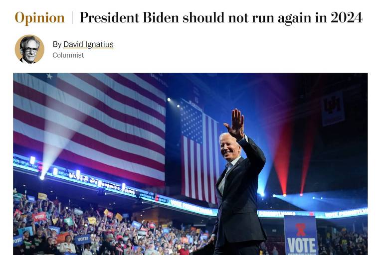 Establishment nos EUA começa a pedir que Biden desista de concorrer