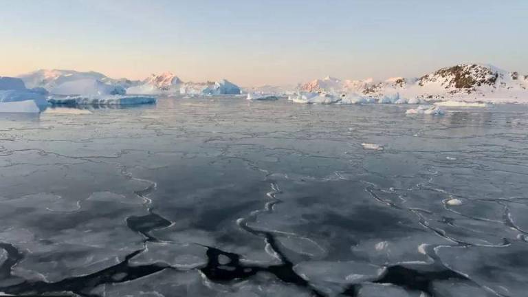 Camada de gelo mais fino na Antártida