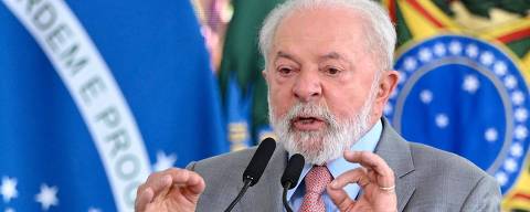 Brazilian President Luiz Inacio Lula da Silva speaks during the launch of the 