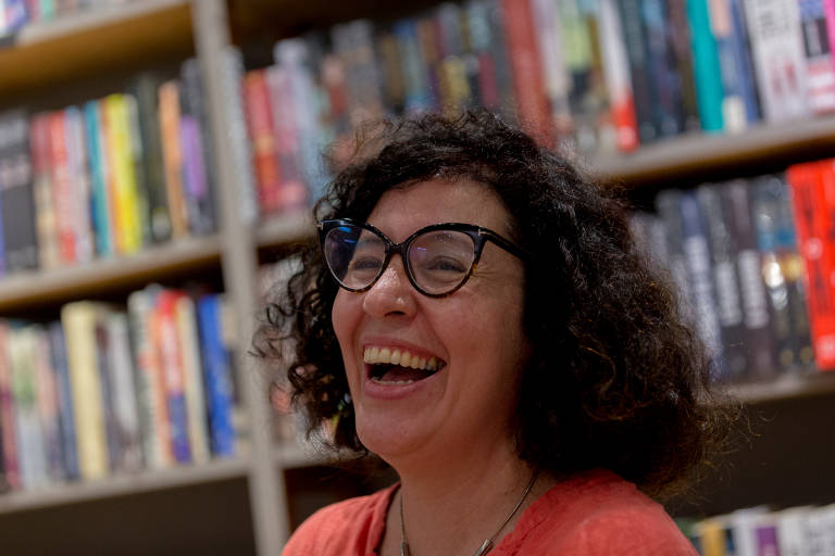 A escritora Andréa Del Fuego