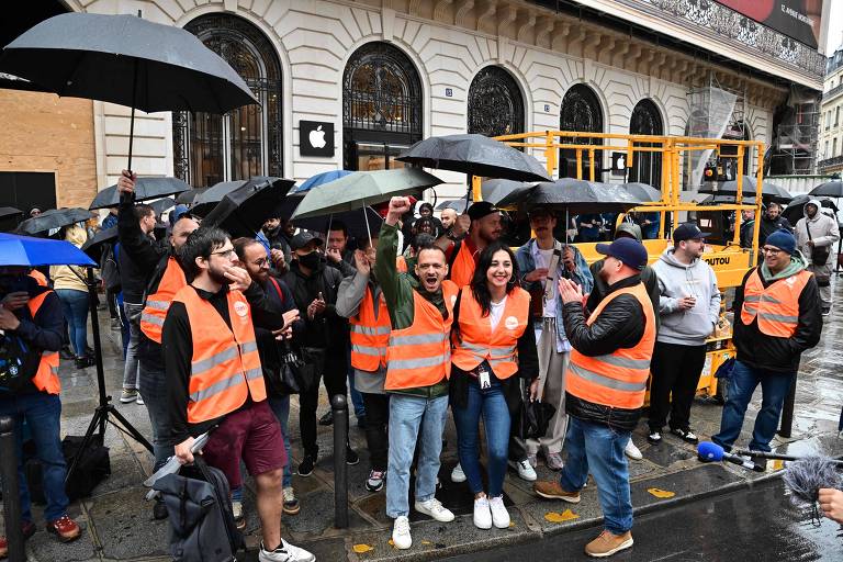 Trabalhadores da Apple entram em greve por melhores condições de trabalho na França