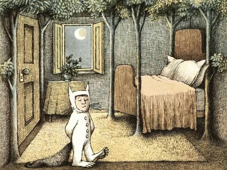 Ilustração de "Onde Vivem os Monstros", de Maurice Sendak