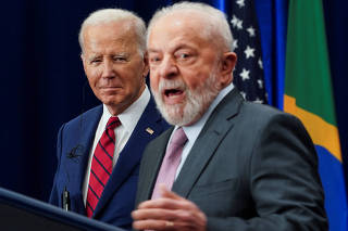 U.S. President Biden meets with Brazil's President Lula during UNGA in New York City