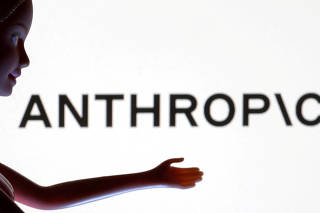 FILE PHOTO: Illustration shows Anthropic logo