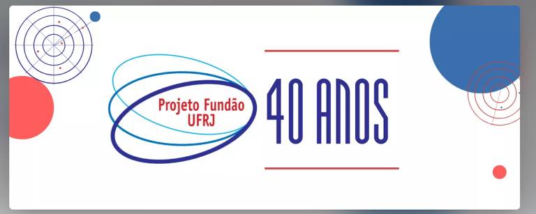 Selo dos 40 anos do Projeto Fundão, da UFRJ