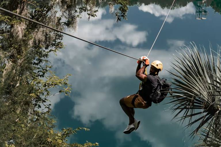 Conheça Ocala, um parque de diversões natural perto de Orlando com tirolesas