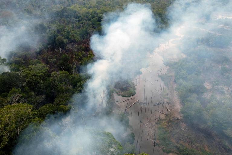 Área da BR-319 concentrou 40% das queimadas no Amazonas em período crítico da seca