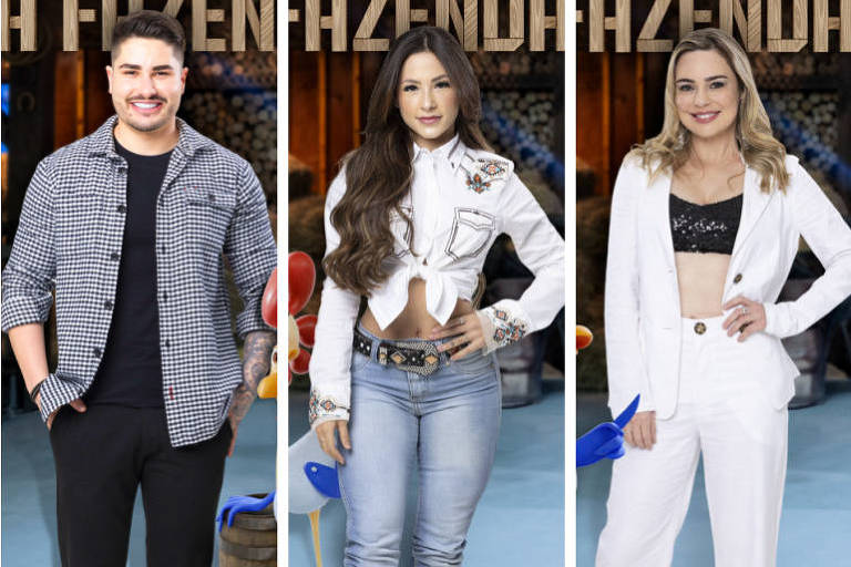 André Gonçalves, Lucas Souza, Nathália Valente e Rachel Sheherazade são os roceiros da 1ª semana 