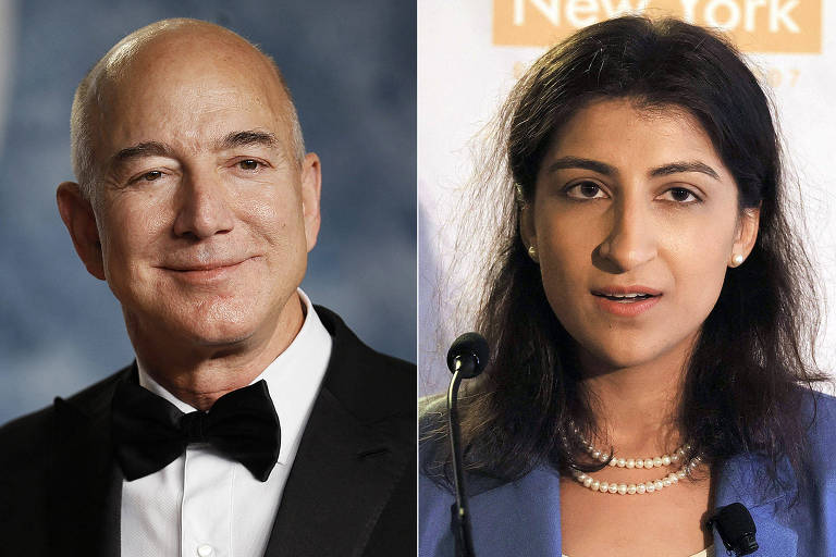 Jeff Bezos e Lina Khan travam a verdadeira luta entre as big techs