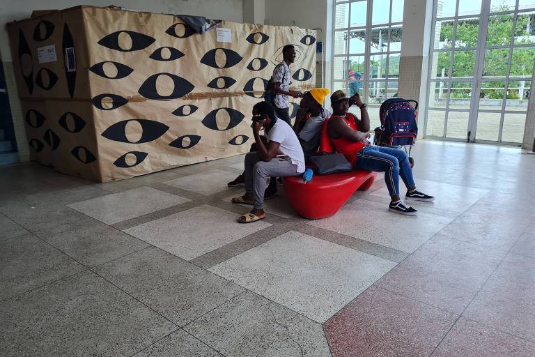 Estudantes africanos em campus da Unilab na Bahia