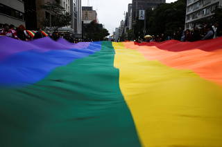 Brazil holds its annual Pride parade, in Sao Paulo