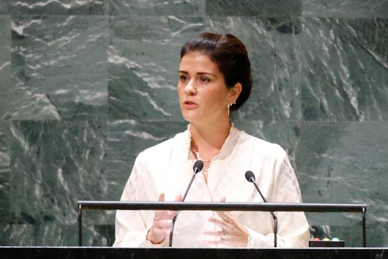 Ministra de relações exteriores da Islândia discursa na Assembleia Geral da ONU