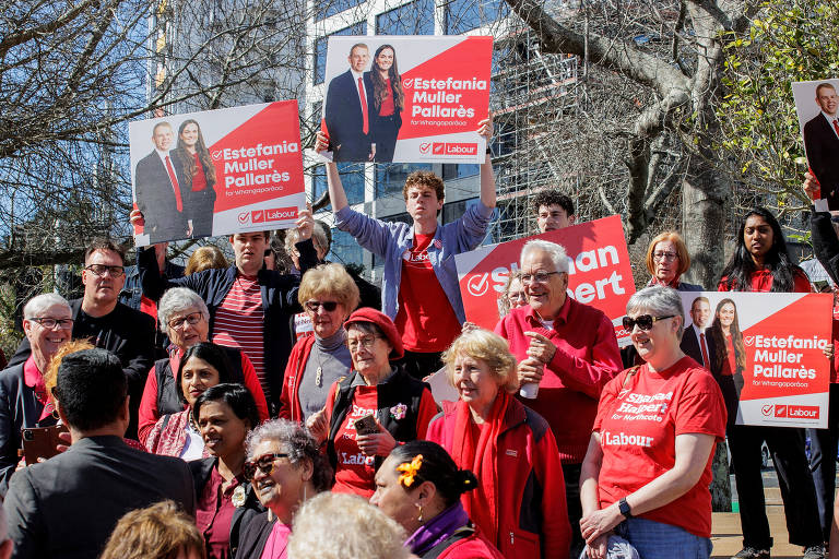 Apoiadores do Partido Trabalhista da Nova Zelândia