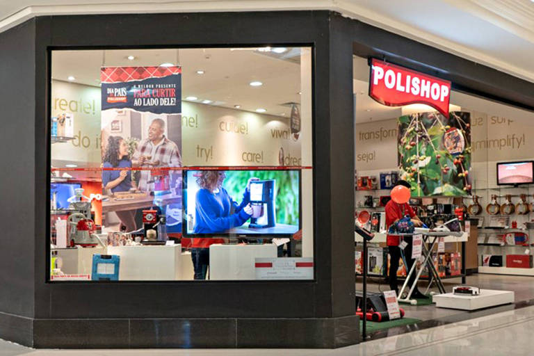 Loja da rede Polishop no Shopping Pateo Paulista, em São Paulo.
