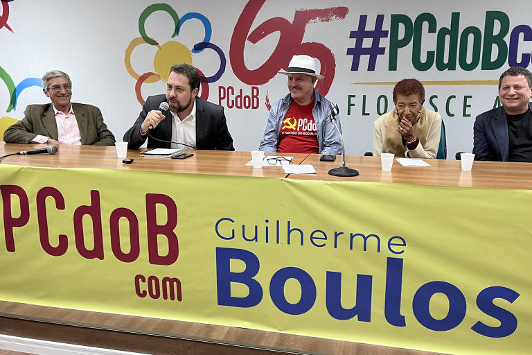 Boulos rebate Nunes ao receber apoio do PC do B, que mira SP para fortalecer Lula