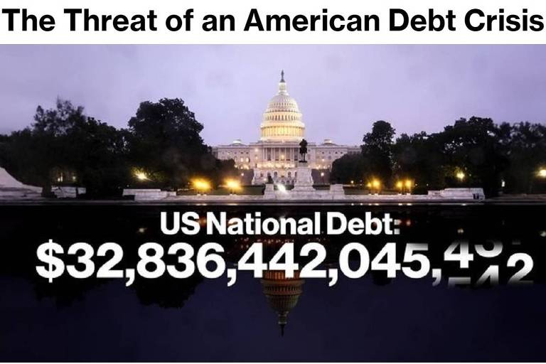 Na Bloomberg, a ameaça de crise da dívida americana