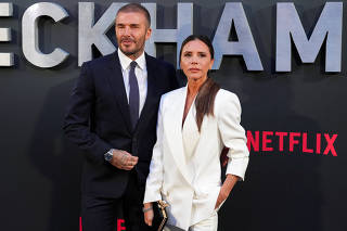 David Beckham and family premiere his new Netflix show