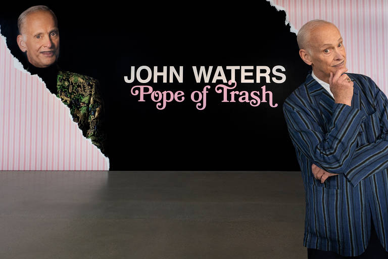 Vista de exposição de 'John Waters: Papa do Trash', no Museu da Academia de Artes Cinematográficas