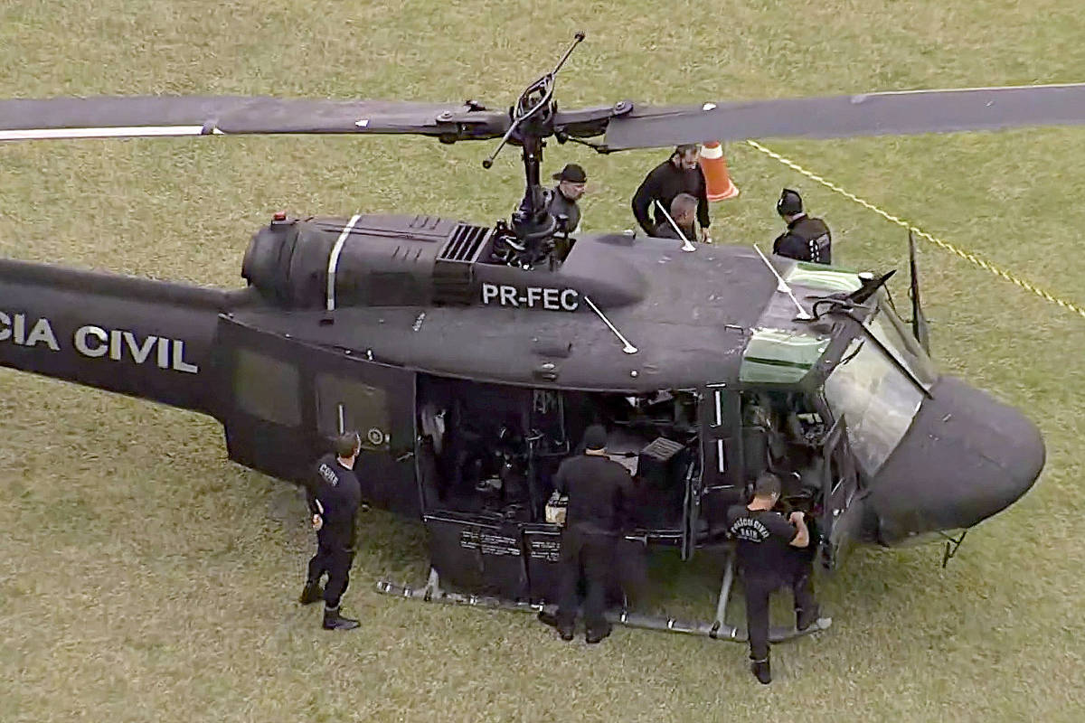 ENQUADRO POLÍCIA, TRILHA DE MOTO, 6 POLICIAIS, HELICÓPTERO