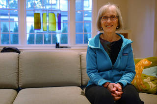 Harvard professor Claudia Goldin after winning the Nobel Prize for Economics in Cambridge