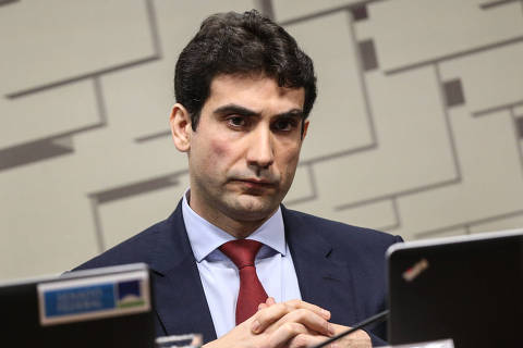 BRASÍLIA, DF,  04.07.2023, Sabatina no Senado Federal de Gabriel Galipolo para o Banco Central  (Foto: Gabriela Biló /Folhapress)