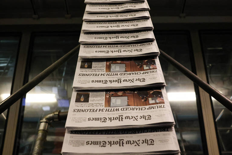 Jornalista do NY Times relata rotina de trabalho em versão impressa do diário