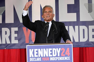 Robert F. Kennedy Jr enters 2024 presidential race as an independent candidate in Philadelphia
