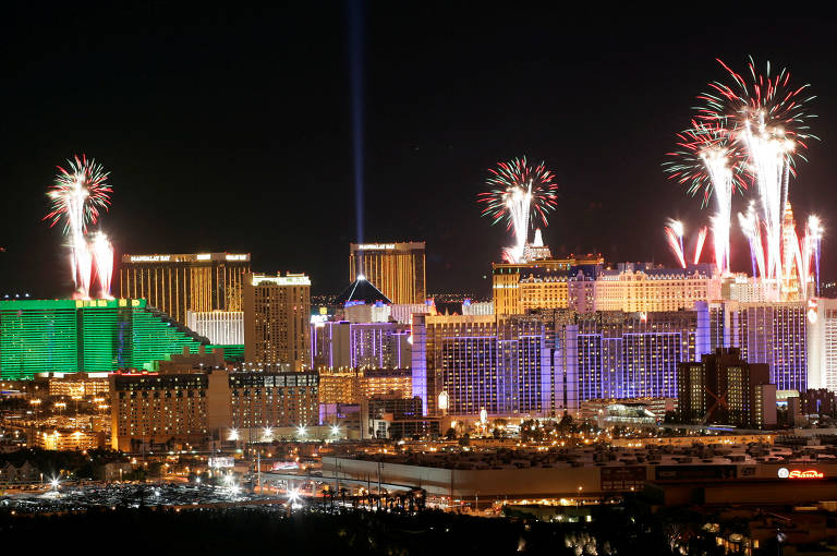 Cassinos atraem milhares de turistas para Las Vegas