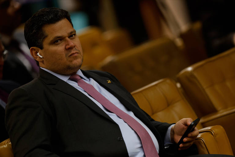 O presidente da CCJ (Comissão de Constituição e Justiça) do Senado, Davi Alcolumbre (União Brasil-AP)