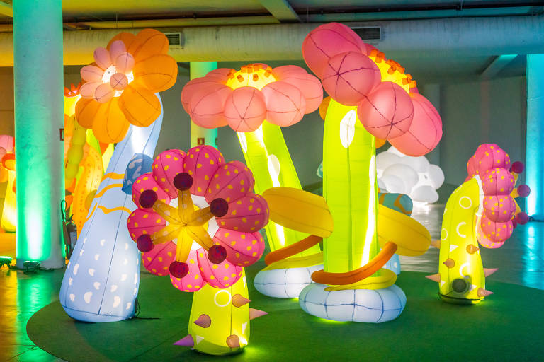 Veja imagens da exposição de arte inflável na Oca, no Parque Ibirapuera