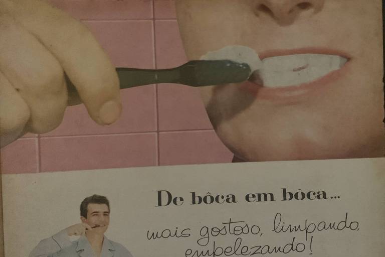Parte de um anúncio de dentifrício numa revista O Cruzeiro, de 1952 --- Reprodução