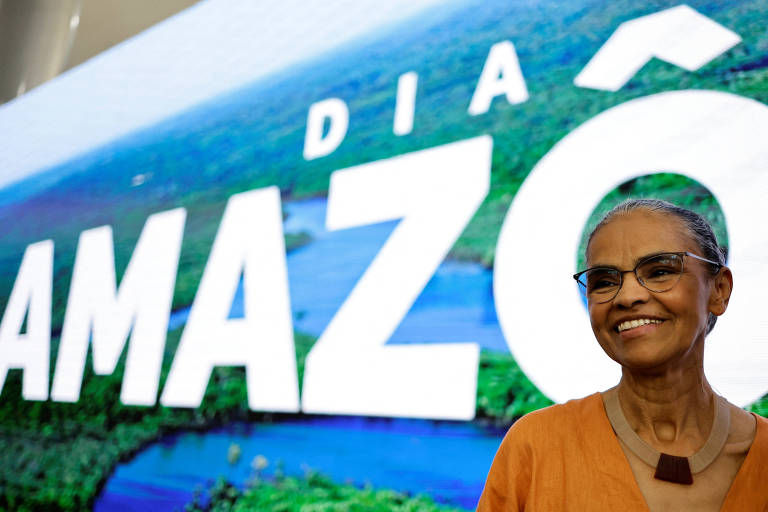 Ministra Marina Silva (Meio Ambiente) em cerimônia pelo Dia da Amazônia