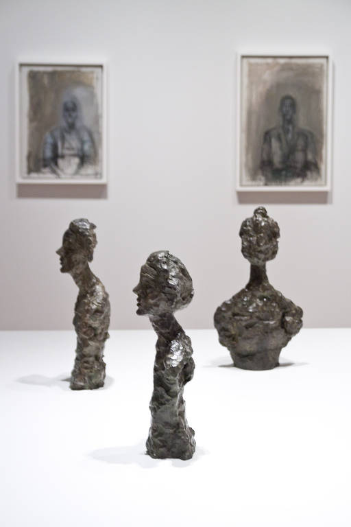 Veja fotos das obras de Alberto Giacometti expostas na Pinacoteca de São Paulo, em 2012