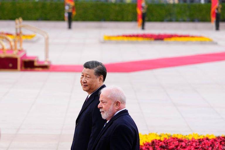 Lula e Xi Jinping em Pequim