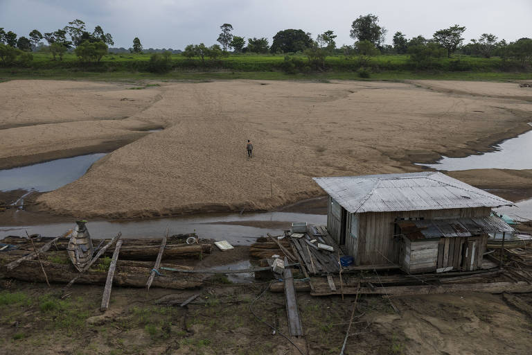 Seca faz rios desaparecerem na Amazônia e isola comunidades