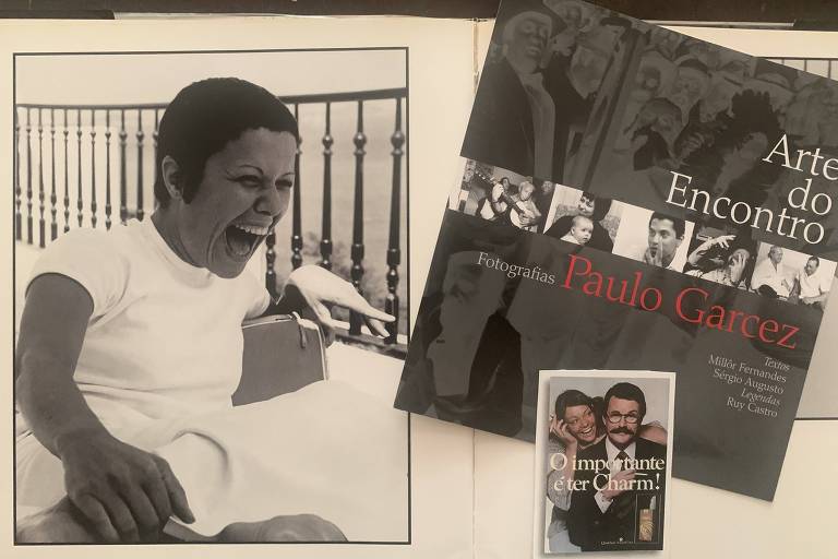 Elis Regina por Paulo Garcez em 1970, a capa do livro de suas fotos e ele próprio