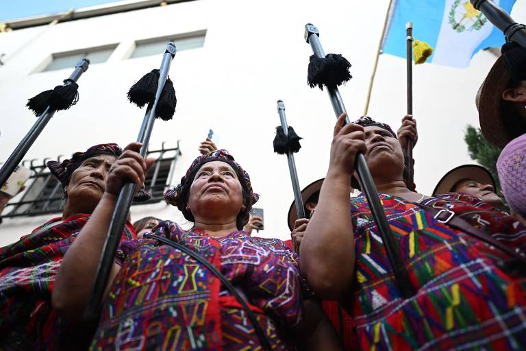 Indígenas tomam rédeas nos protestos da Guatemala