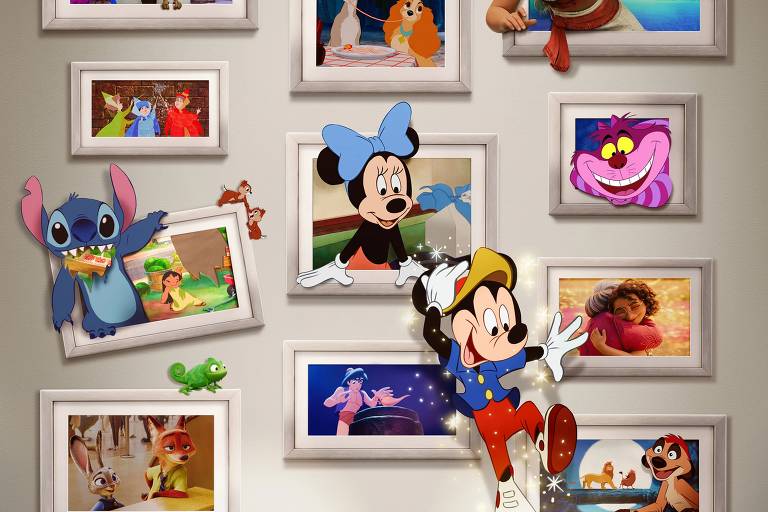 Disney, que faz cem anos, reúne 543 personagens em 'Era uma Vez um Estúdio'