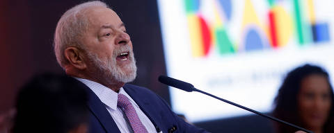 Brazil's President Luiz Inacio Lula da Silva attends a ceremony at the Planalto Palace in Brasilia, Brazil March 21, 2023. REUTERS/Adriano Machado ORG XMIT: GGGAHM024