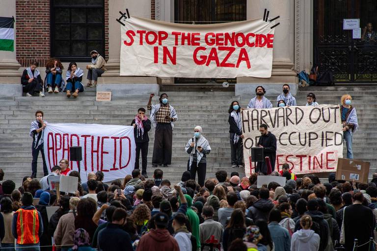 Harvard perde apoio de bilionários após alunos condenarem ações de Israel em Gaza