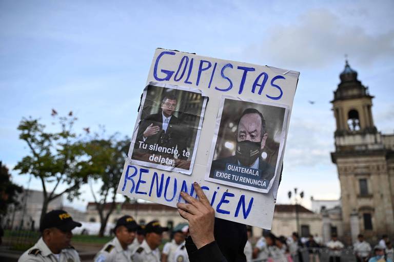 Na crise da Guatemala, cada grupo está em sua própria trincheira