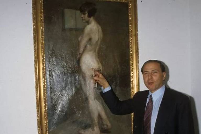 Coleção de arte 'imprestável' de Berlusconi vira dor de cabeça para herdeiros