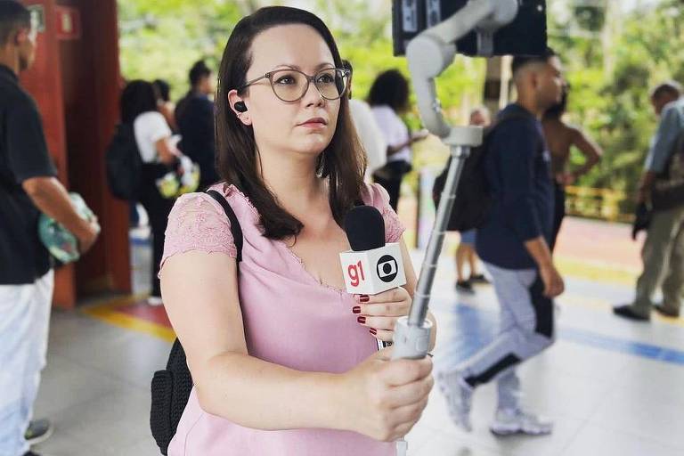 Beatriz Backes, repórter da Globo