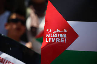 Protesto pró-palestina